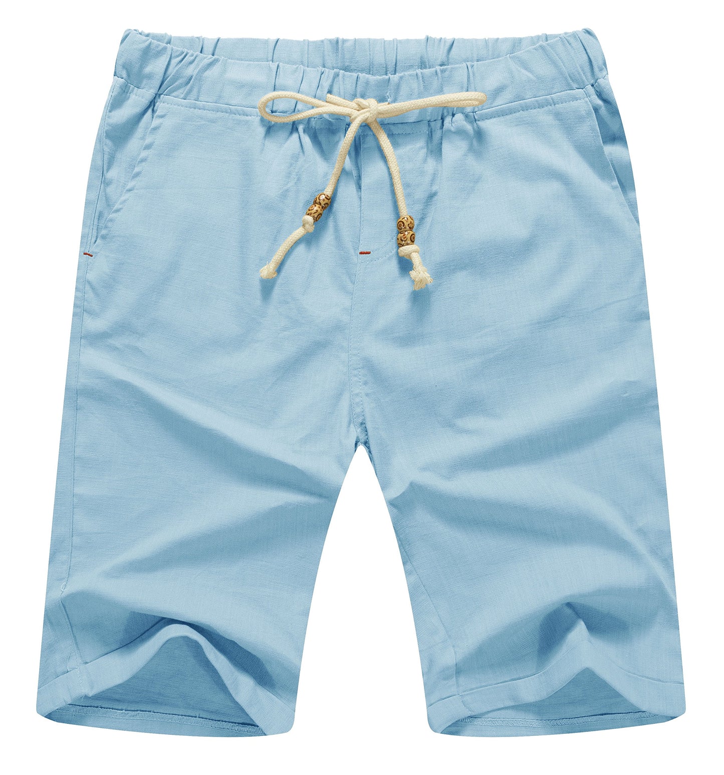 Sailwind Men’s Linen Shorts Casual Drawstring Summer Beach Shorts