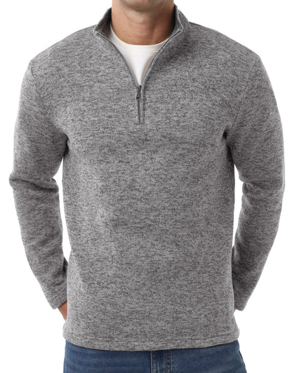 Sailwind Men's Quarter Zip Sweatshirt 1/4 Zip Up Pullover Long Sleeve Golf Shirt for Men Winter Thermal Fleece Sweater