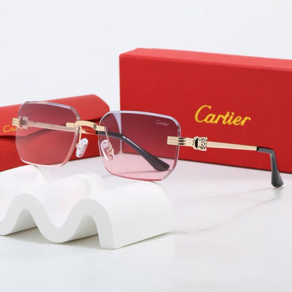 6 colors New hot HD lenses Frameless Sunglasses