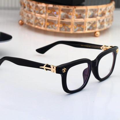 Fashion 6 Color Plain Glasses 0204
