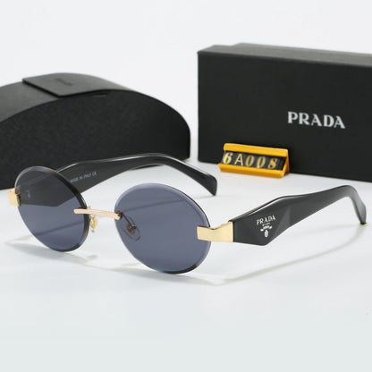Hot sale metal frameless prism sunglasses 6A008