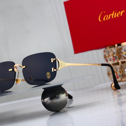 7 colors New hot HD lenses Frameless Sunglasses 4004