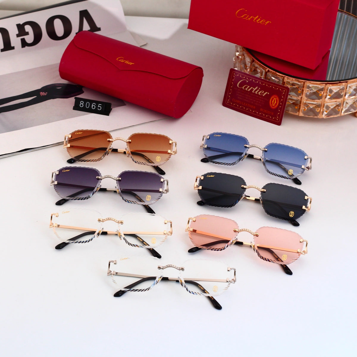 Fashion hot 7 colors sunglasses 8065