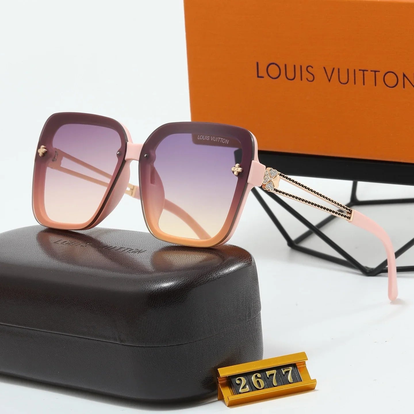 Fashion hot 4 color sunglasses 2677