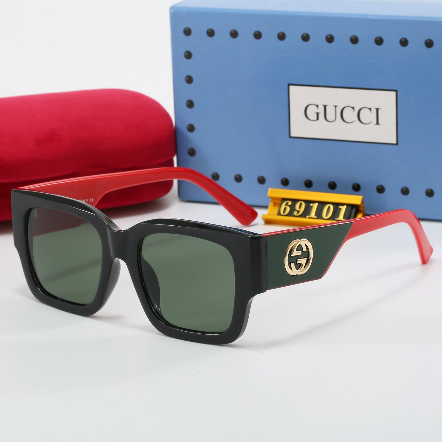 8 colors new hot full flarm sunglasses 69101