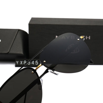 5 colors Inspired Rimless Aviator Sunglasses