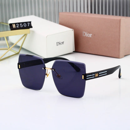 6 colors New hot HD lenses No borders design sunglasses 2507