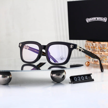 Fashion 6 Color Plain Glasses 0204