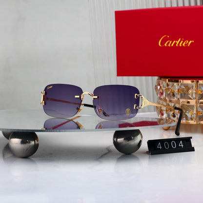 7 colors New hot HD lenses Frameless Sunglasses 4004