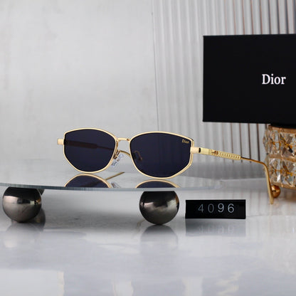 8 colours High-definition lens metal full-frame sunglasses 4096