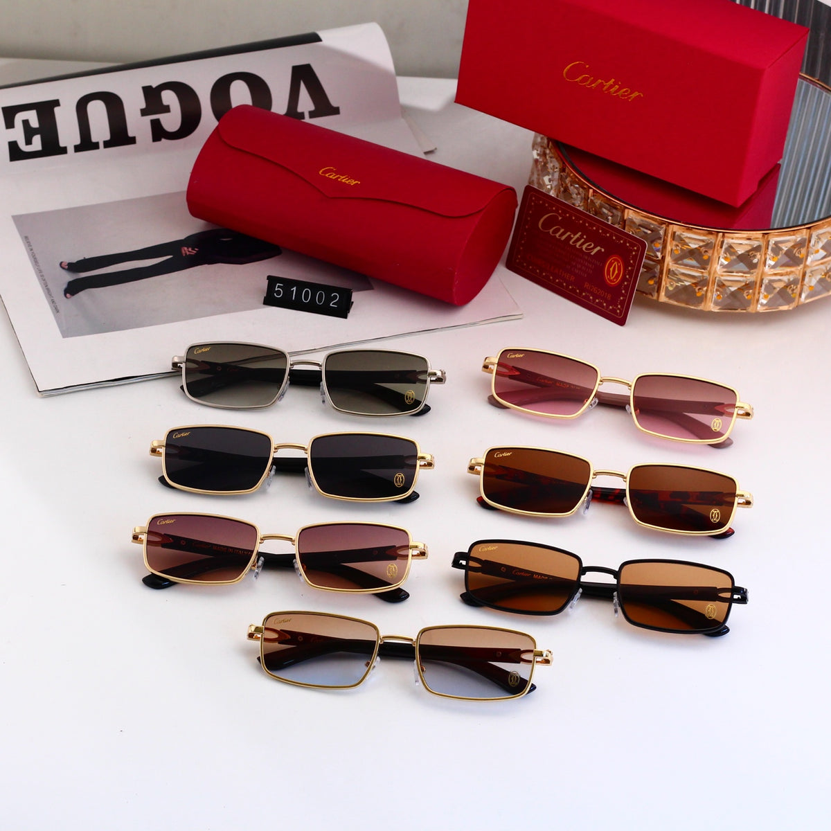 Fashion hot 7 colors sunglasses 51002