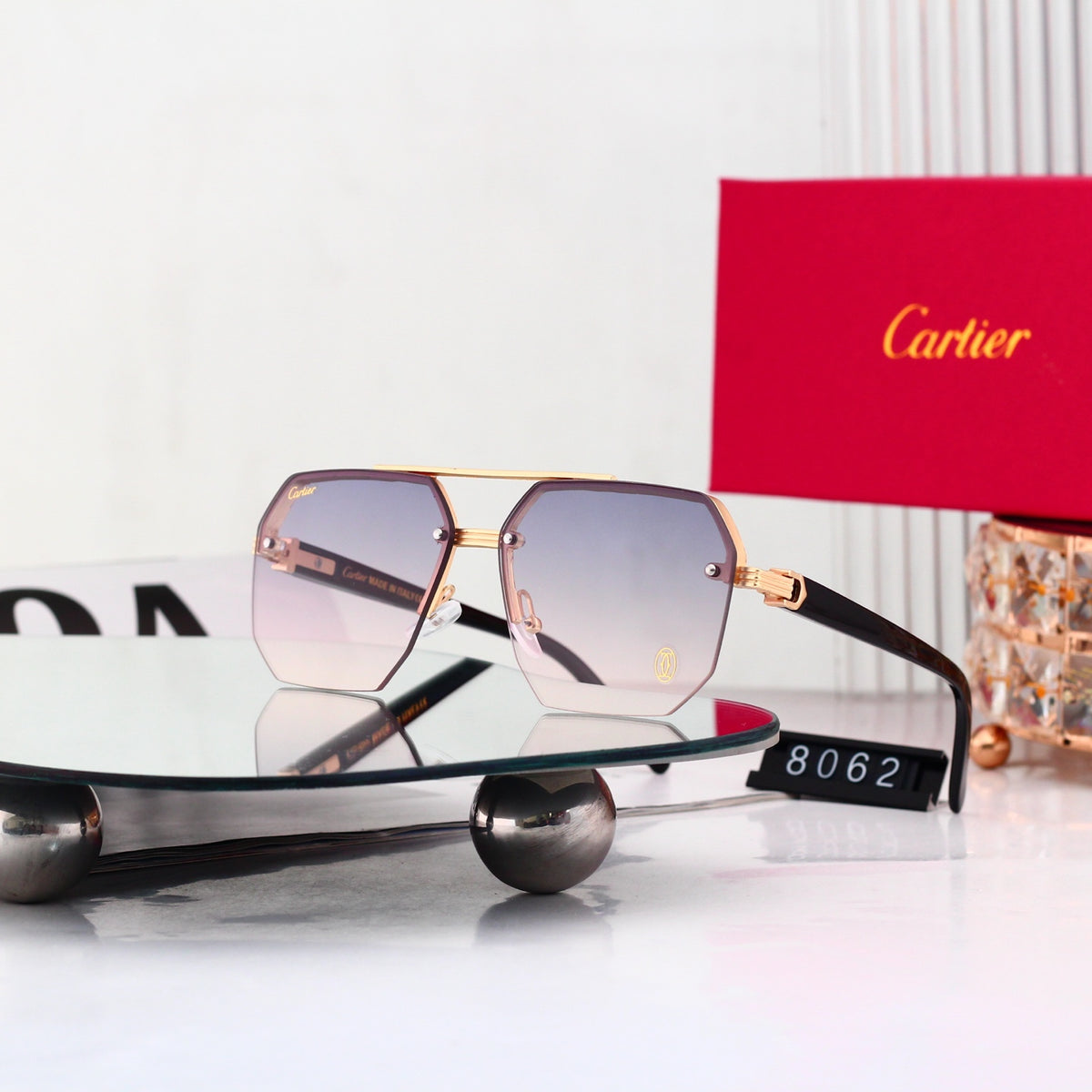 Fashion hot 6 colors sunglasses 8062