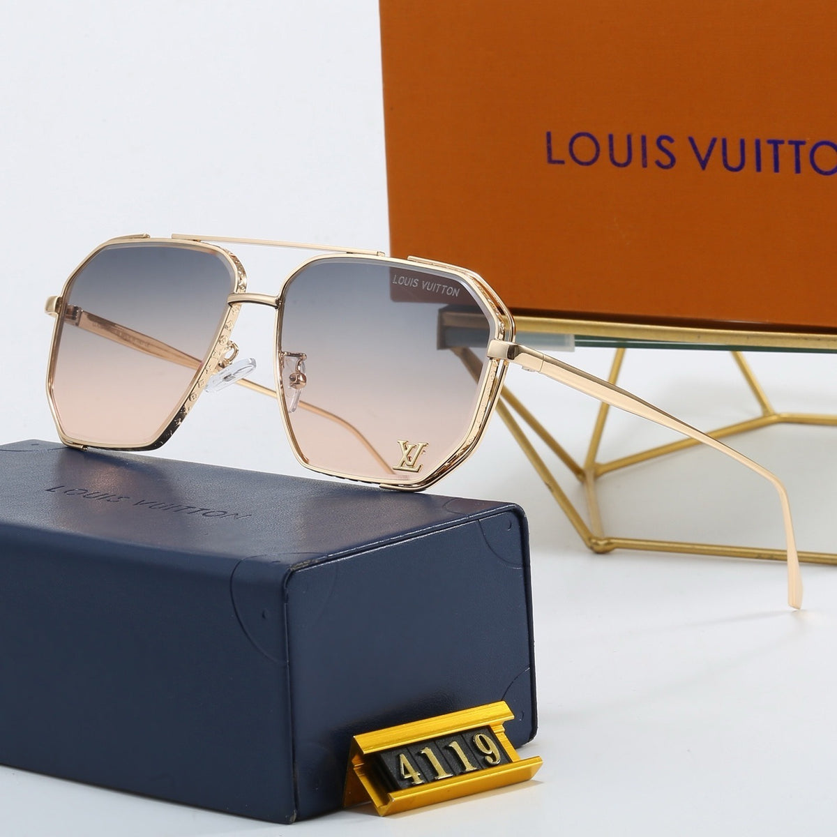 Fashion hot 5 color sunglasses 4119